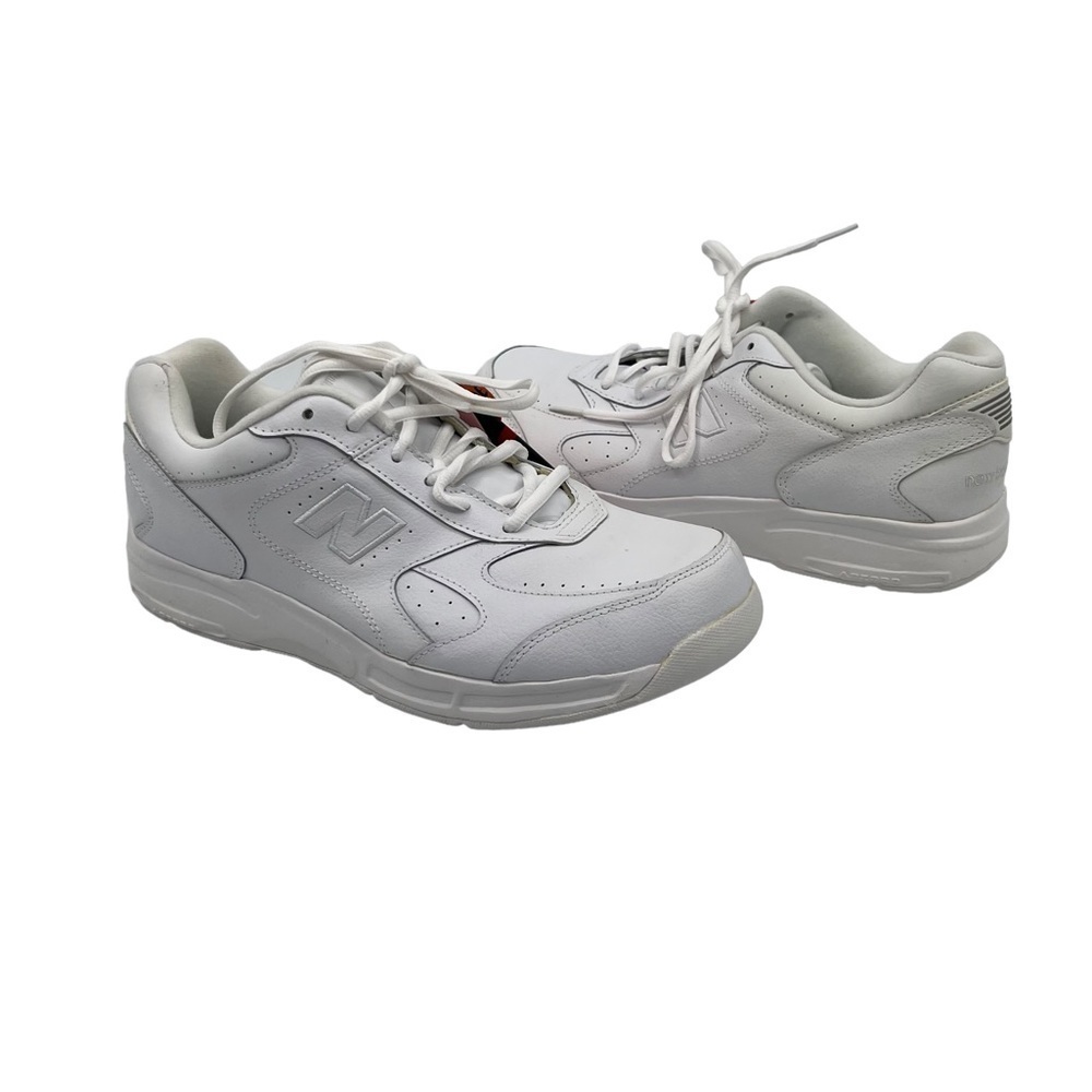 NWT New Balance White Breast Cancer Awareness Walking Shoes Size 11 Women's
